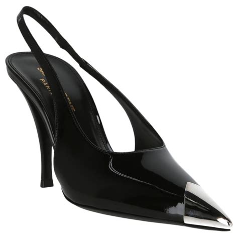 Vesper slingback pumps in patent leather 